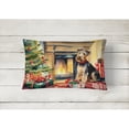 thumbnail image 3 of Welsh Terrier Cozy Christmas Throw Pillow 12 in x 16 in, 3 of 4