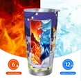 thumbnail image 5 of Masiiu Bluey Print 20OZ Car Cup for Travel, Insulated Stainless Steel Cup, Leak-Proof Lid with Straw and Direct Drinking Opening-Without Straw, 5 of 8