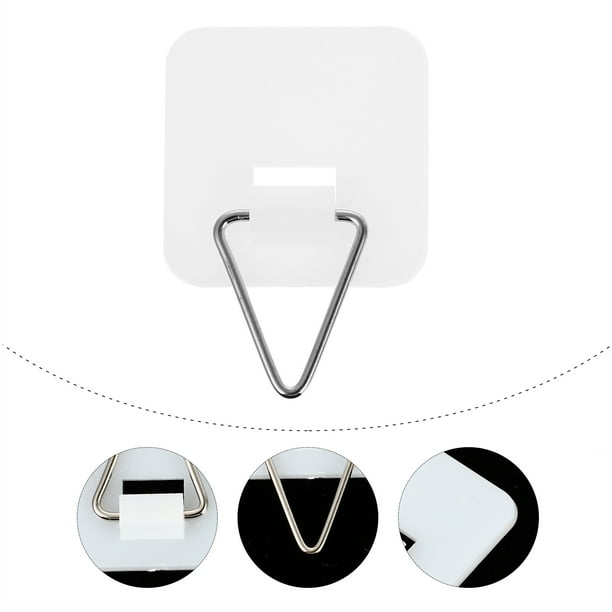 IFANLANDOR 100Ud Gancho Multifuncional Para Platos Fácil De Instalar Con Material Transparente Resistente