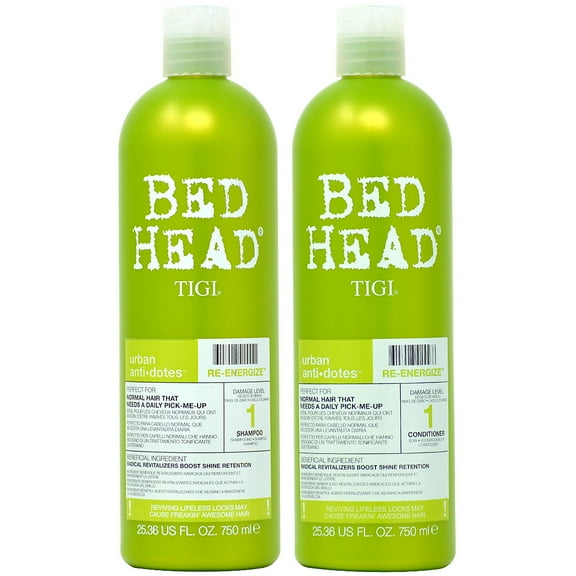 TIGI Bed Head Re-Energize Shampoo & Conditioner Duo, 50.72 oz