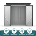 thumbnail image 7 of 6x4 FT.  Storage Shed with Double Doors for Outdoor Garden & Backyard, Dark Gray, 7 of 7