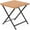 Square 28", variant on SONGMY Patio Dining Table for 6, Solid Wood Outdoor Table with Teak Painting & 2" Umbrella Hole, 6-Person Rectangular Outside Dining Table-Square 28"