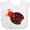 AA-White, variant on Inktastic Inverse Ladybug Girls Baby Bib