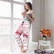 thumbnail image 5 of Balery Flamingo Pantalones de pijama para mujer, pijamas ultraligeros, pantalones de estar por casa-Medium, 5 of 6