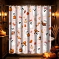 thumbnail image 4 of Halloween Shower Curtain Vintage Fall 70.9x59.1in Polyester Waterproof & Quick Dry for Bathroom Bathtub Home Apartment by MPOISVA, 4 of 6