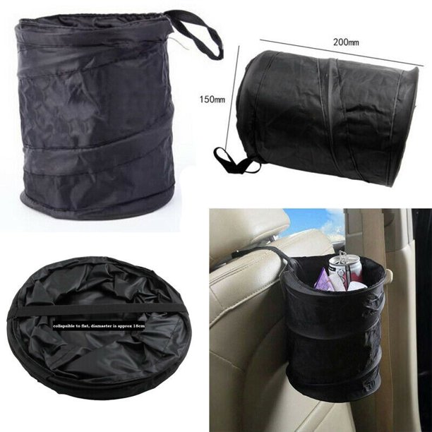 SUNSIOM Bell Wastebasket / Trash can Litter Container Car Auto Rv Pop