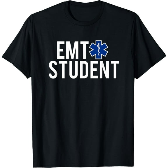 Star Of Life EMT Student T-Shirt EMS First Responder Gift T-Shirt100% pure cotton short-sleeved shirt for both men and women