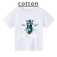 thumbnail image 2 of Camiseta de algodón Messi de verano 2024, ropa para niños, niñas, verano, manga corta, informal, para niños, camisetas deportivas, 2 of 5
