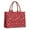 Red Christmas Candy, variant on Large Capacity Tote Bag,Red Christmas Collage Pattern Handbag Fashion Luxury Tote Bag,15.7"x13"x 5.1" Inches,Laptop Compatible