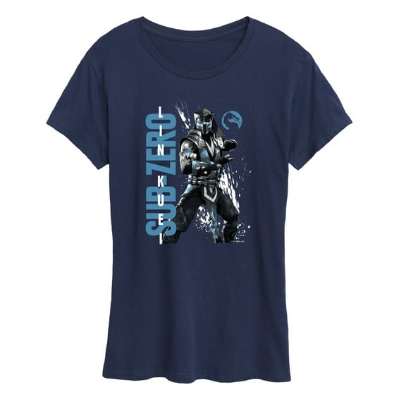 Mortal Kombat - Sub Zero Lin Kuei - Women's Short Sleeve Graphic T-Shirt
