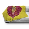 thumbnail image 3 of Zoo Soft Flannel Fleece Throw Blanket, Colorful Animals Geometric Diamond Face Lions Mane Safari Wildlife Theme Image, Cozy Plush for Indoor and Outdoor Use, 60" x 80", Multicolor, by Ambesonne, 3 of 6