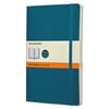 Moleskine Classic Softcover Notebook Ruled 8 1/4 x 5 Underwater Blue Cover 192 Sheets QP616B6