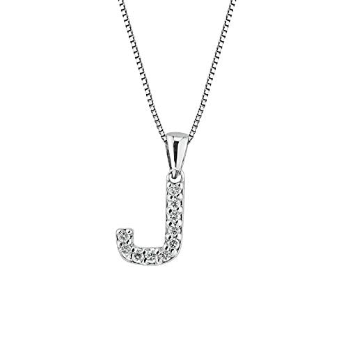 Diamond Wish 14k White Gold Letter J Initial Pendant Necklace 1 10cttw With 18 Inch Chain By Com - Gold Necklace With Letter J Pendant Diamond Wish 14k White Gold Letter J Initial Pendant Necklace 1 10cttw With 18 Inch Chain By Com - Gold Necklace With Letter J Pendant