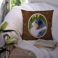thumbnail image 3 of Carolines Treasures SS8142PW1414 Sheltie Fabric Decorative Pillow, 14Hx14W, multicolor, 3 of 4