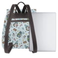 thumbnail image 3 of Fotbe Winter Wonderland Light Blue Mochila Bolso con Estampado para Mujer, Mochila Antirrobo de Nylon Impermeable, Bolsa Ligera de Hombro, 3 of 4