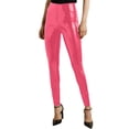 thumbnail image 2 of Kureaily Women Matte pc leather open-crotch pants for ladies Women Casual Pants, 2 of 5
