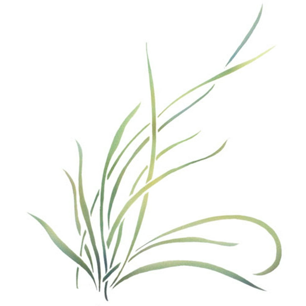 The Mad Stencilist Grass Wall Stencil; TMS502