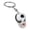 Silver, variant on Football Keychain Cap Pendant Creative Sports Fan Gift Backpack Charm Cute Bag Accessory,Soccer Keychain for Boys, Mini Sports Equipment Souvenir,Perfect for Football Fans and Gifts(White,1.1X1.81")