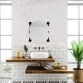 thumbnail image 2 of Monte Carlo Collection Round Frameless Rail Mounted Mirror, 2 of 2