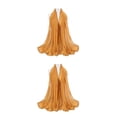 thumbnail image 3 of Minnieouse Bufanda de empalme de bolas de lana, pañuelo para el cuello, diseño aerodinámico, buena elasticidad, silenciador ligero a prueba de 3jengibre 2piezas, 3 of 6