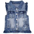 thumbnail image 4 of Yao Veste en Jean à Sequins pour Filles 1-8 Ans (Lapin, 3-4 Ans), 4 of 4
