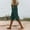 Army Green, variant on Yotami Women's Loungewear Shorts with Pocket High Waist Straight Leg Loose Fit Side Slit Drawstring Shorts Cotton Linen Summer Bermuda Shorts for Holiday