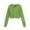 Light Green, variant on Zip Up Hoodies for Women Cropped Long Sleeve Sweatshirts Jackets Trendy Y2k Crop Tops Fall Fashion Clothes Hot Pink, M