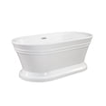 thumbnail image 6 of Altair Design Solace 59" x 30" Freestanding Soaking Acrylic Bathtub in White, 6 of 15