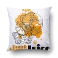 thumbnail image 1 of Funda de Almohada ABPHQTO Boceto de Jugo de Naranja 45x45 cm, 1 of 1