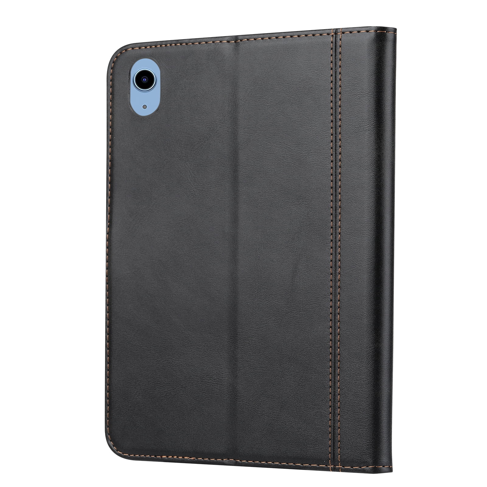 ELEHOLD iPad Case For Apple iPad 11th(A16) 2025 Multi-Functional Flip Leather Wallet Case with Front Pocket Card Slots Kickstand Pencil Holder Shockproof Business Men Women Case Cover,Black