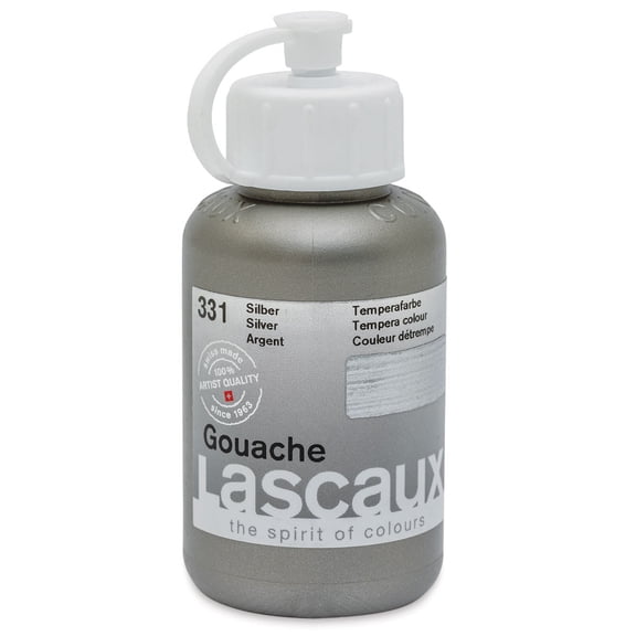 Lascaux Gouache, 85ml, Silver