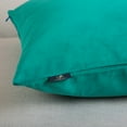 thumbnail image 3 of Phantoscope Soft Silky Velvet Series Square Decorative Throw Pillow Cusion for Couch, 18" x 18", Turquoise, 2 Pack, 3 of 7