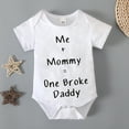 thumbnail image 4 of Ketyyh-chn99 Baby Rompers Boy Bodysuit Boy's Gifts Clothing Outfits Baby Girl Newborn Baby Boys Short Sleeve Bodysuits Jumpsuit White Size 6 Months, 4 of 5