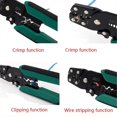 thumbnail image 3 of 250pcs Multi-Function Mini Electric Terminal Crimping Pliers with Wire Stripping Cutting Hand Crimping Tool, 3 of 5