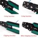 thumbnail image 3 of 250pcs Multi-Function Mini Electric Terminal Crimping Pliers with Wire Stripping Cutting Hand Crimping Tool, 3 of 5