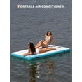thumbnail image 2 of Towallmark Inflatable Floating Dock, Thick Non Slip Swim Platform For Lakes Pools, Portable Air Dock With Carrying Bag, Floating Island For Beach Ocean Adults, 2 of 6