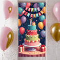 thumbnail image 7 of Colorful Balloon Birthday Party Decor Cake Banner Celebration Decoration for Kids Event Indoor Celebration, 7 of 7
