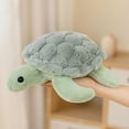thumbnail image 3 of Soft Sea Turtle Plush Toy - 11"/15" PP Cotton Stuffed Animal, Ultra-Soft & Realistic, Ideal for Living Room/Bedroom/Car, Perfect Gift for Kids & Adults, 3 of 4
