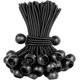 thumbnail image 1 of Cuerdas elásticas de bolas Cuerda elástica de 6 pulgadas con bolas, 50 piezas de bolas de cuerda elástica de alta resistencia, lona para dosel, bolas elásticas para atar para acampar, 1 of 5