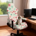 thumbnail image 3 of SCRAWLGOD Valentine's Day Decor Heart Stripe Spot Print Pink Beige Set of 4 Gaming Chair Covers Elastic Gaming Chair Cover Set Computer Armchair Seat Slipcovers with Armrest Covers, 3 of 7