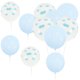 thumbnail image 4 of 100 piezas impresas globos de látex cielo nubes patrón globos fiesta de cumpleaños adornos boda banquete decoración (blanco azul 50 cada uno), 4 of 4