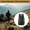 thumbnail image 2 of jinwen Sac à Dos de Randonnée Grande Capacité Sac à Dos d'Alpinisme pour Vélo Chasse Randonnée Noir, 2 of 13