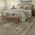 thumbnail image 5 of BERTHMEER 2'x8' Runner Rugs for Kitchen Entryway Entrance Doorway Bedroom Non Slip Washable Traditional Vintage Distressed Oriental Runner Rugs,Brown, 5 of 5