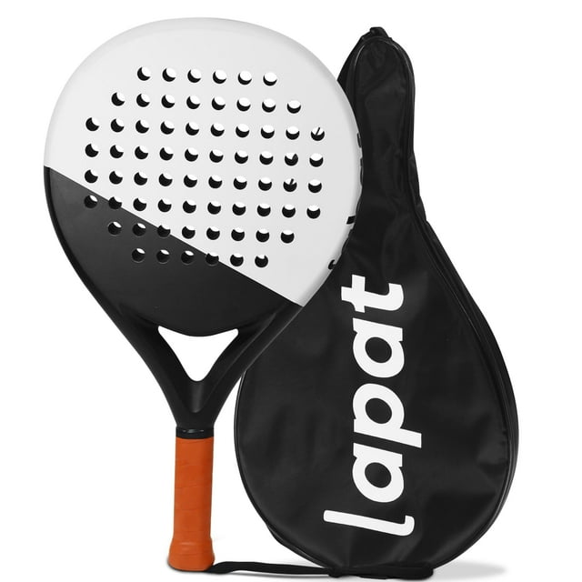Raqueta de pádel LAPAT POP Tennis Surface Carbon Surface EVA Foam Blanca
