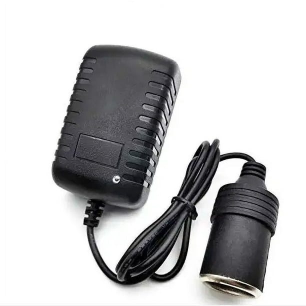 Convertidor De Cargador De Coche De CA A CC De 12V 10A 120W, Compatible Con Encendedor De Coche, Protege Contra Sobrecargas Y Cortocircuitos, Ideal Para Infladores Y Neveras Portátiles