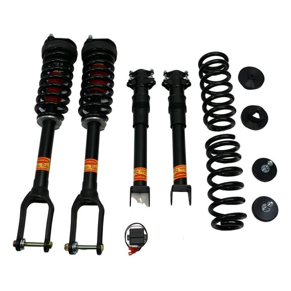 Strutmasters 4-Wheel Air Suspension Conversion Kit with Shocks and Light Out Module compatible with 2013-2019 Mercedes-Benz GL450/GLS450 4MATIC (MK24FM)