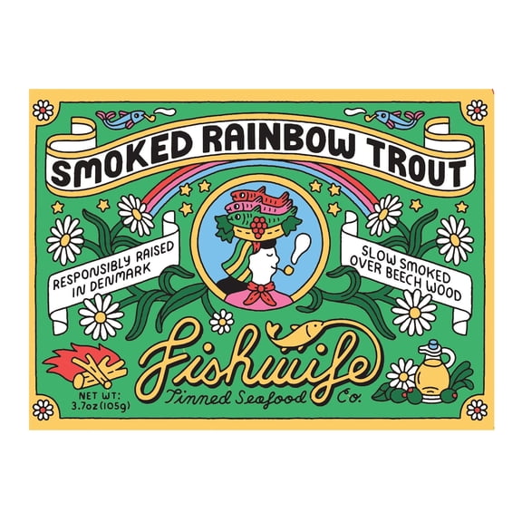 Fishwife Smoked Rainbow Trout 3.7 oz