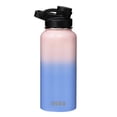 thumbnail image 1 of MIRA 32 oz Stainless Steel Insulated Sports Water Bottle | Metal Thermos Flask Keeps Cold for 24 Hours, Hot for 12 Hours | BPA-Free Spout Lid Cap | Cotton Candy, 1 of 7