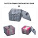 thumbnail image 3 of BRIGHTFUFU Caja de almacenamiento de bastoncillos de algodón, práctico soporte para almohadillas de algodón, caja de almacenamiento acrílica con tapa, 3 of 8