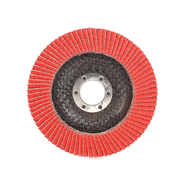 2/5 / 10Pcs 80 Grit 115mm Flap discos abrasivos ruedas de lijado for amoladora angular Pulido de metal y madera herramienta abrasiva de plástico